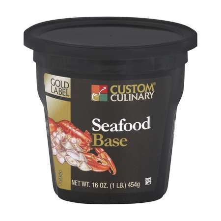 GOLD LABEL Gold Label No MSG Added Seafood Base Paste 1lbs Tub, PK6 95121EGLD